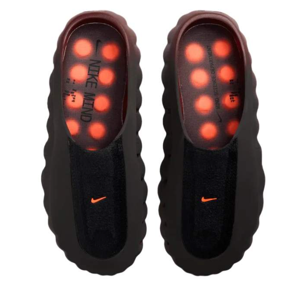 Nike Mind 001 Flyknit Slide Bronze Eclipse Total Orange