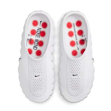 Nike Mind 001 Slide White Speed Red