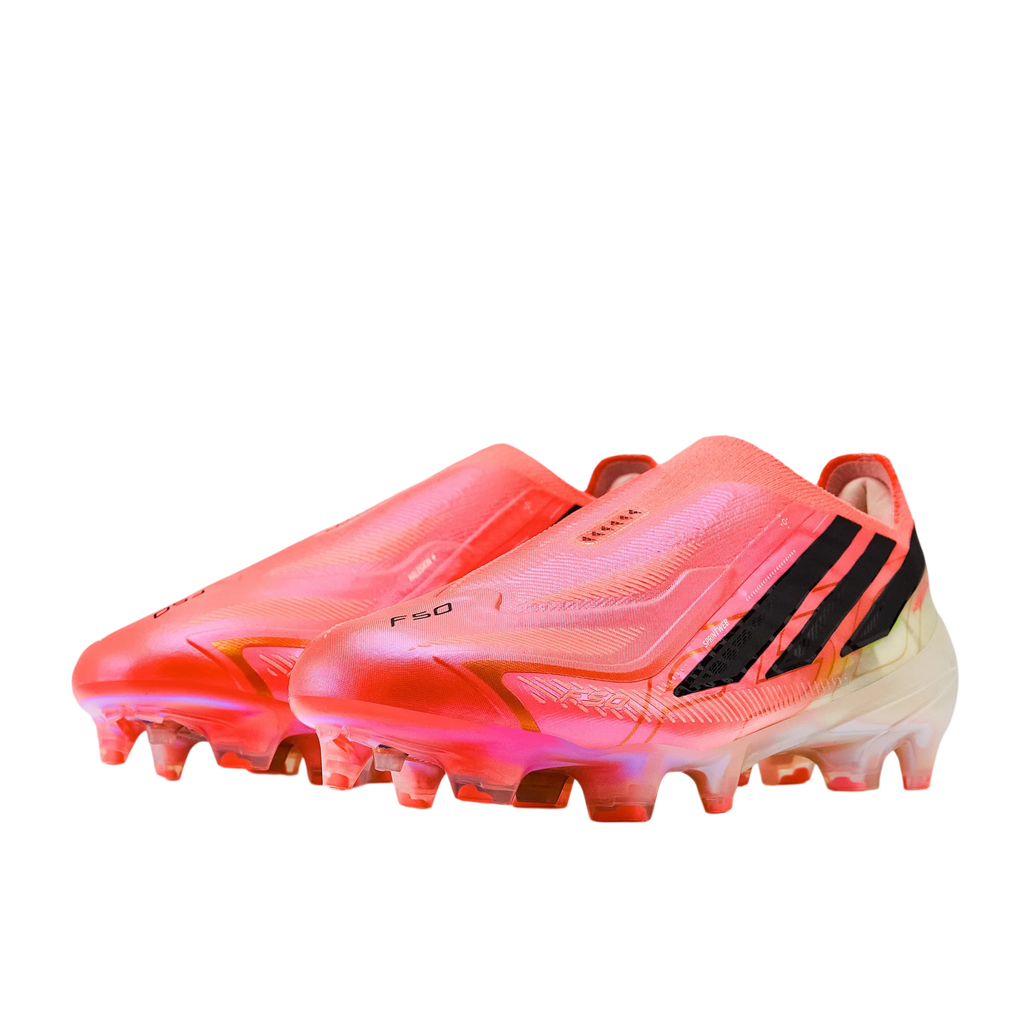 Adidas F50 Hyperfast Elite Laceless FG Solar Turbo/Core Black