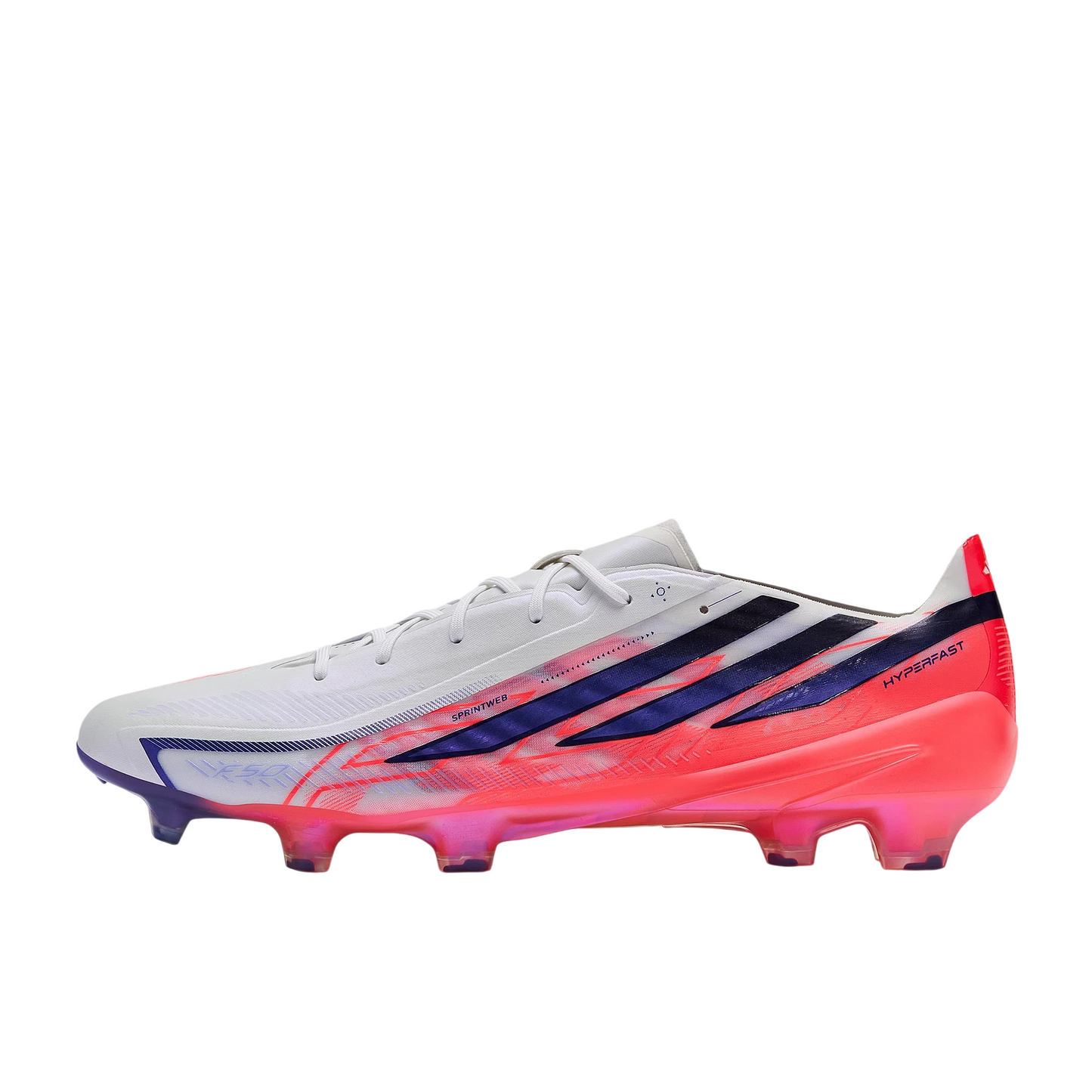 Adidas F50 Hyperfast Elite FG White/Solar Purple