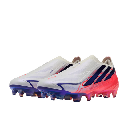 Adidas F50 Hyperfast Elite Laceless FG White/Solar Purple