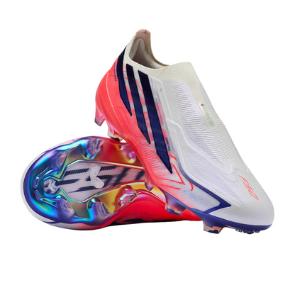 Adidas F50 Hyperfast Elite Laceless FG White/Solar Purple