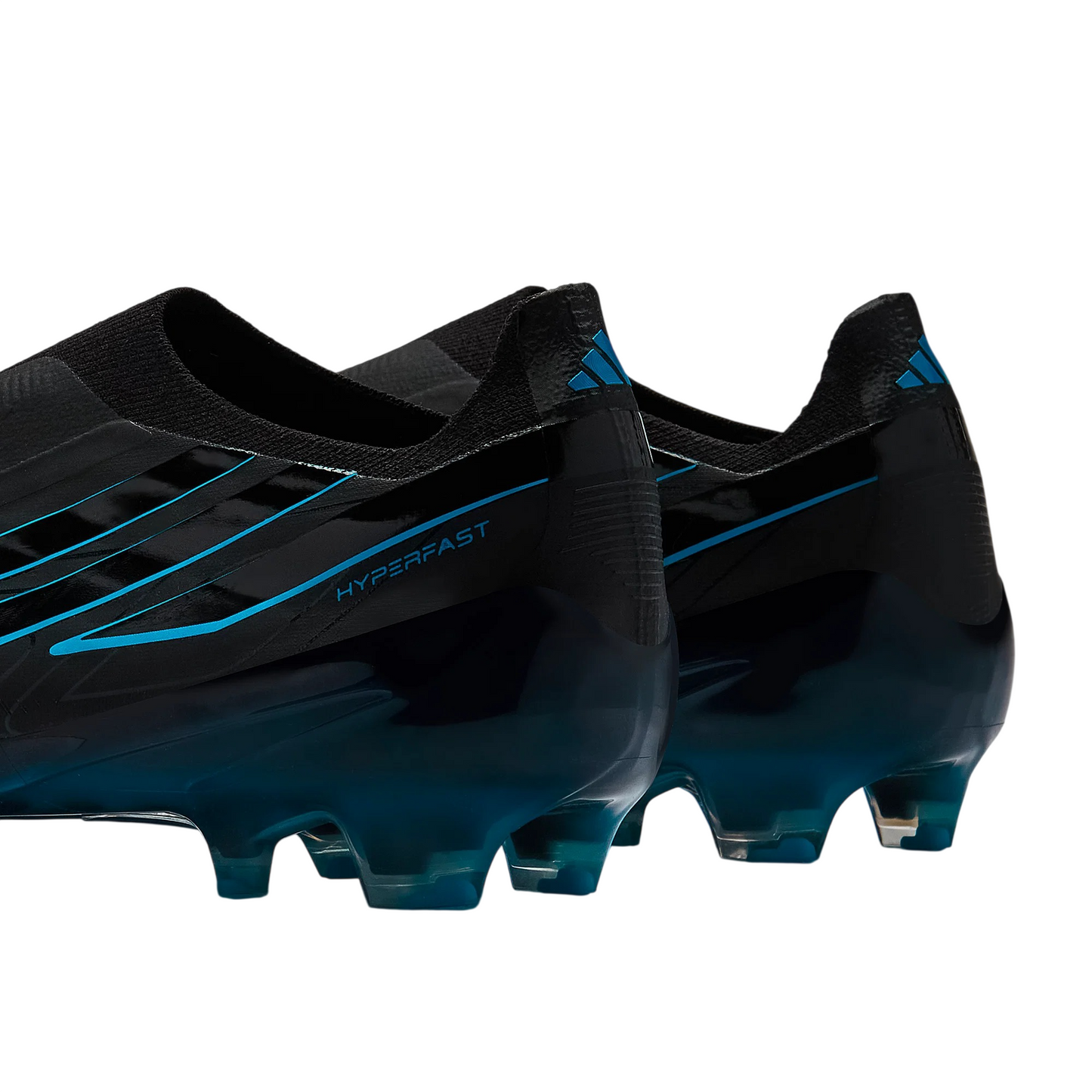 Adidas F50 Hyperfast Elite Laceless FG Core Black/Lucid Ray Blue