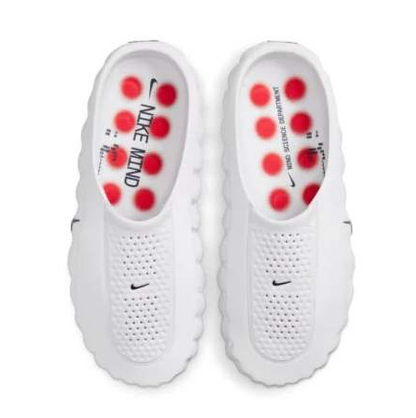 Nike Mind 001 Slide White Speed Red